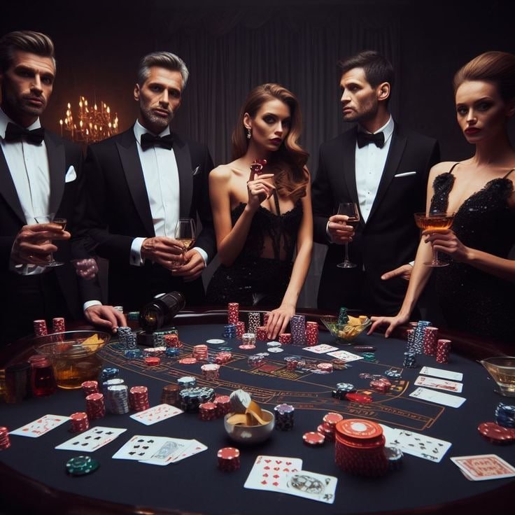 Dealer casino profesional melayani secara langsung